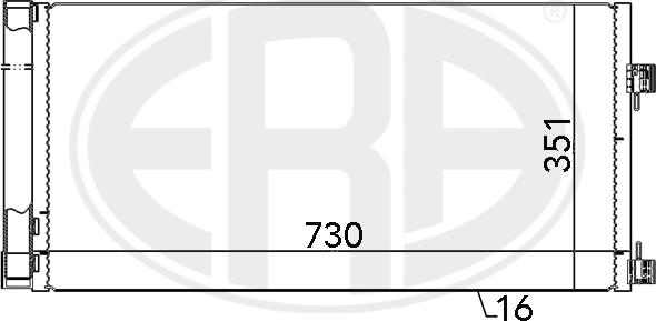 ERA 667133 - Condensateur, climatisation droxauto.com