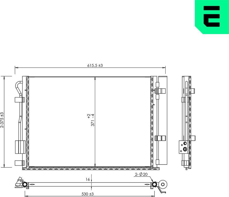 ERA 667314 - Condensateur, climatisation droxauto.com