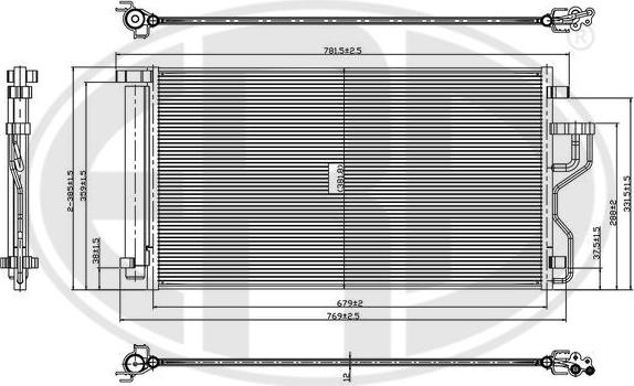 ERA 667312 - Condensateur, climatisation droxauto.com