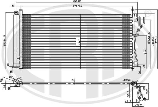 ERA 667292 - Condensateur, climatisation droxauto.com