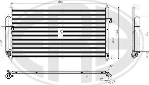 ERA 667297 - Condensateur, climatisation droxauto.com
