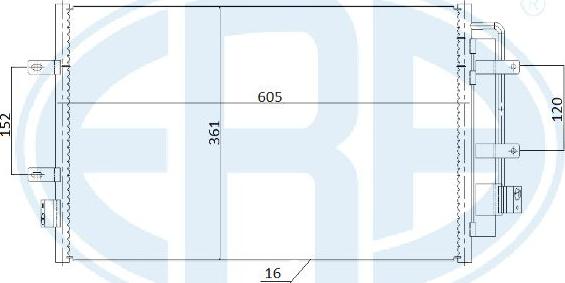 ERA 667245 - Condensateur, climatisation droxauto.com