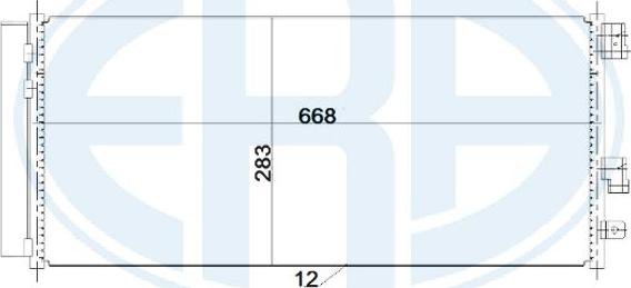 ERA 667242 - Condensateur, climatisation droxauto.com