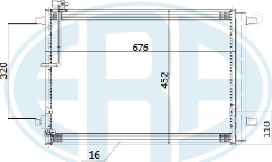 ERA 667266 - Condensateur, climatisation droxauto.com