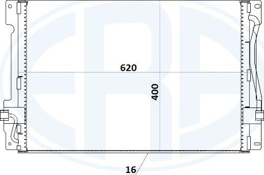 ERA 667215 - Condensateur, climatisation droxauto.com