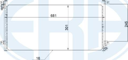 ERA 667218 - Condensateur, climatisation droxauto.com