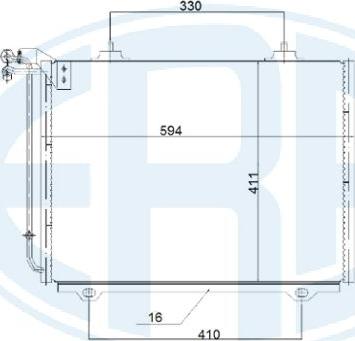 ERA 667239 - Condensateur, climatisation droxauto.com
