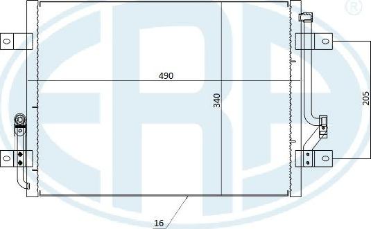 ERA 667278 - Condensateur, climatisation droxauto.com