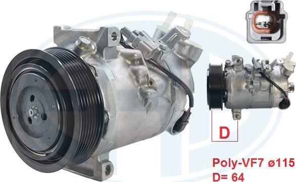 ERA 670095 - Compresseur, climatisation droxauto.com