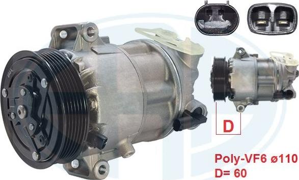 ERA 670093 - Compresseur, climatisation droxauto.com