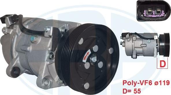 ERA 670056 - Compresseur, climatisation droxauto.com