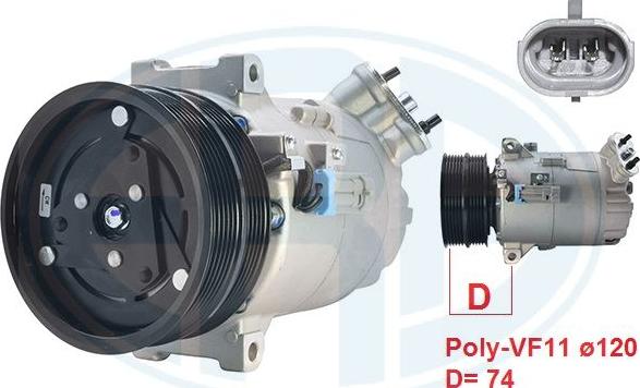 ERA 670061 - Compresseur, climatisation droxauto.com