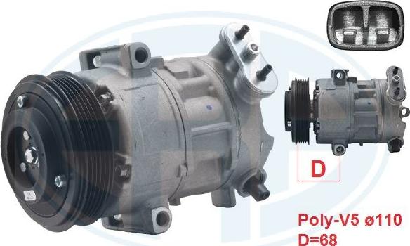 ERA 670018 - Compresseur, climatisation droxauto.com