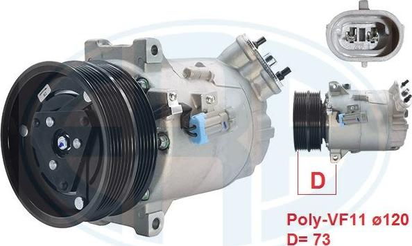 ERA 670086 - Compresseur, climatisation droxauto.com