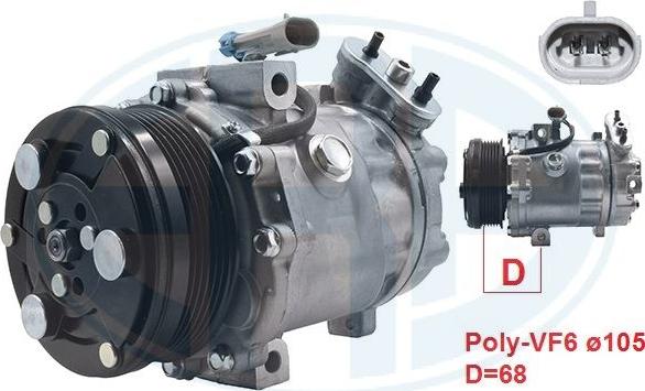 ERA 670032 - Compresseur, climatisation droxauto.com
