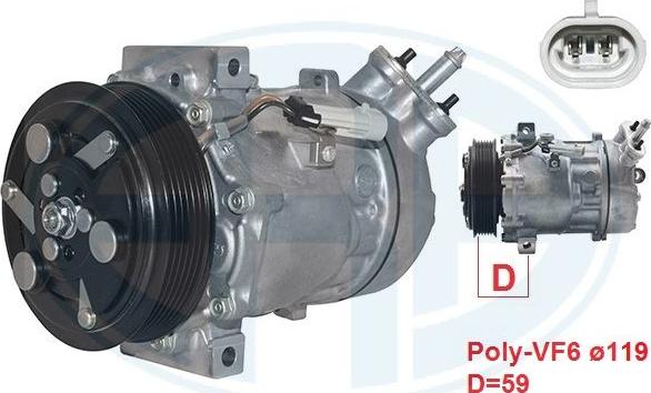 ERA 670023 - Compresseur, climatisation droxauto.com