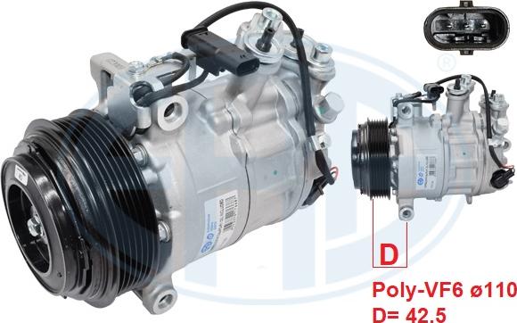 ERA 670199 - Compresseur, climatisation droxauto.com