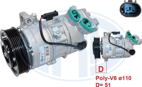 ERA 670195 - Compresseur, climatisation droxauto.com