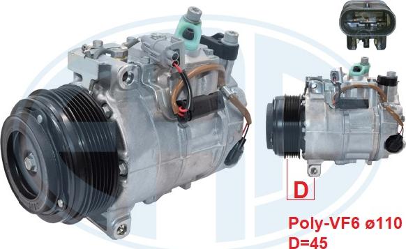 ERA 670191 - Compresseur, climatisation droxauto.com