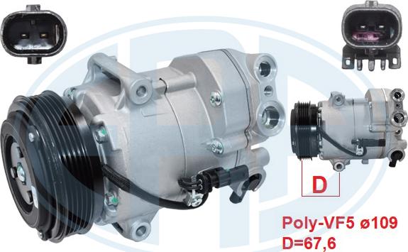 ERA 670157 - Compresseur, climatisation droxauto.com