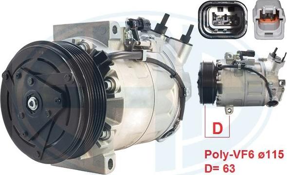 ERA 670109 - Compresseur, climatisation droxauto.com