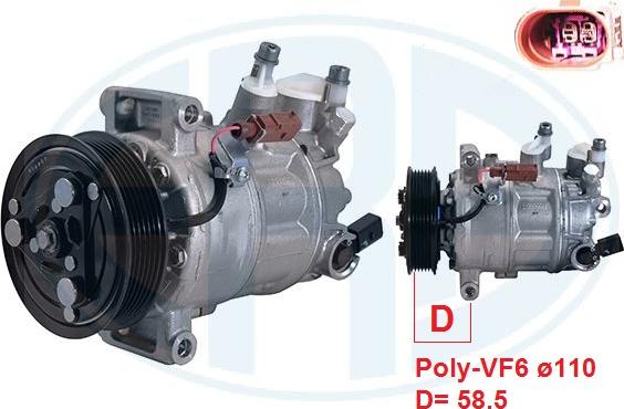 ERA 670180 - Compresseur, climatisation droxauto.com