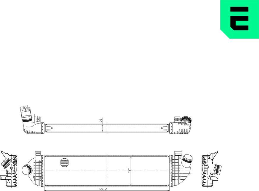 ERA 672095 - Intercooler, échangeur droxauto.com
