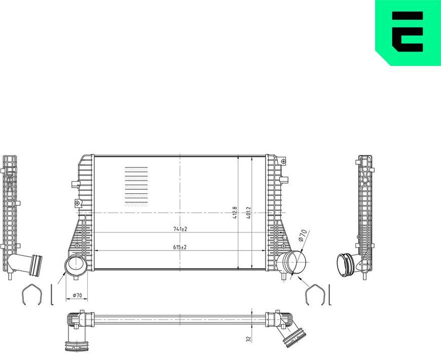 ERA 672009 - Intercooler, échangeur droxauto.com