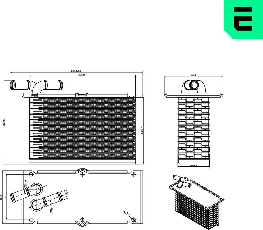 ERA 672022 - Intercooler, échangeur droxauto.com