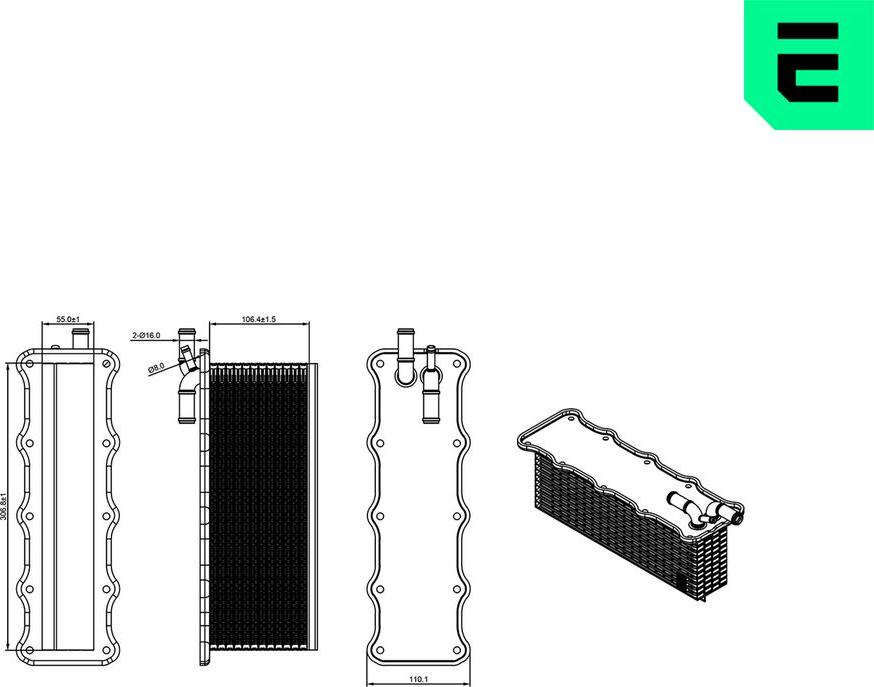 ERA 672117 - Intercooler, échangeur droxauto.com