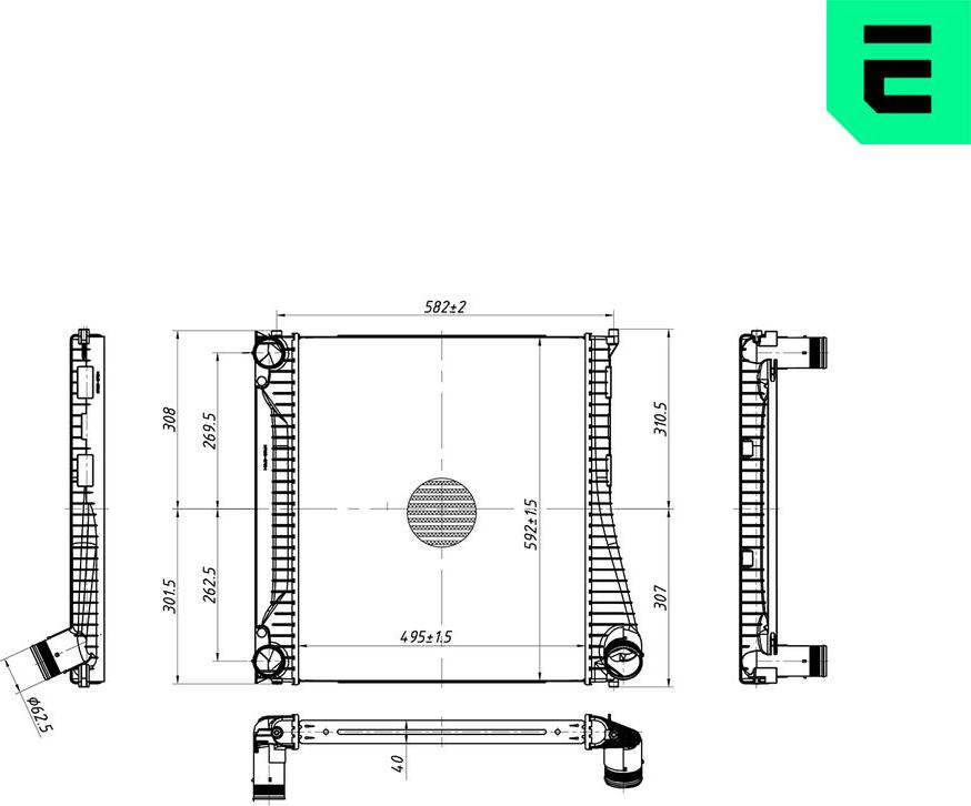 ERA 672139 - Intercooler, échangeur droxauto.com
