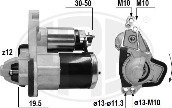 ERA 221088A - Démarreur droxauto.com