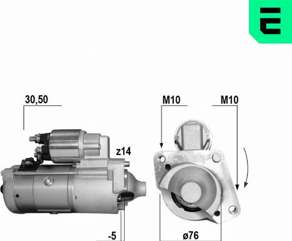 ERA 221177A - Démarreur droxauto.com