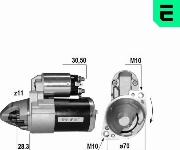 ERA 221209A - Démarreur droxauto.com