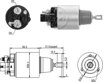 ERA ZM979 - Contacteur, démarreur droxauto.com