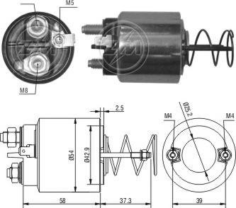 ERA ZM1492 - Contacteur, démarreur droxauto.com