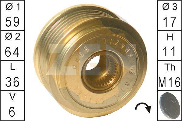 ERA ZN5579 - Poulie, alternateur droxauto.com