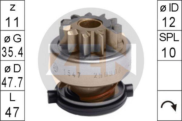 ERA ZN1547 - Pignon, démarreur droxauto.com