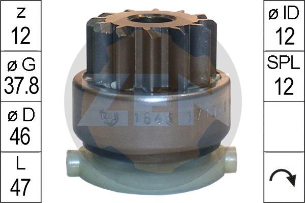 ERA ZN1646 - Pignon, démarreur droxauto.com