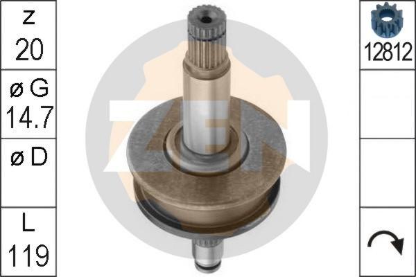 ERA ZN1047 - Pignon, démarreur droxauto.com