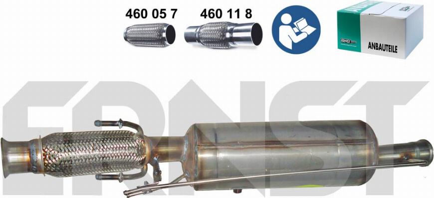 ERNST 910811 - Filtre à particules / à suie, échappement droxauto.com