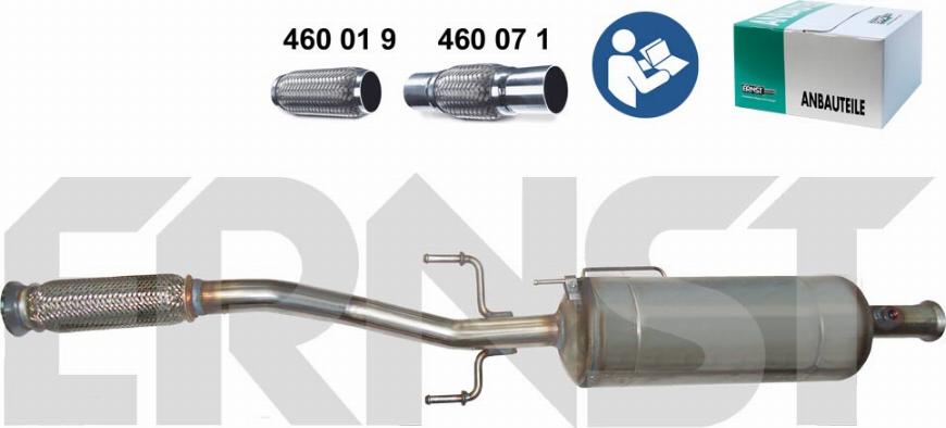 ERNST 911238 - Filtre à particules / à suie, échappement droxauto.com