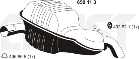 ERNST 650113 - Silencieux arrière droxauto.com