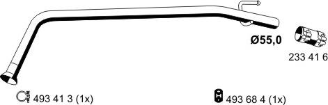 ERNST 048446 - Tuyau d'échappement droxauto.com