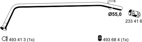 ERNST 048453 - Tuyau d'échappement droxauto.com
