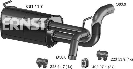 ERNST 061117 - Silencieux arrière droxauto.com