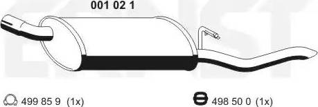 ERNST 001021 - Silencieux arrière droxauto.com