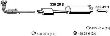 ERNST 031286 - Échappement droxauto.com