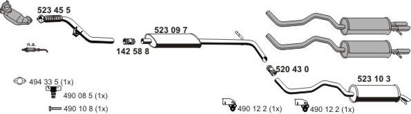 ERNST 100631 - Échappement droxauto.com