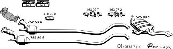 ERNST 100237 - Échappement droxauto.com